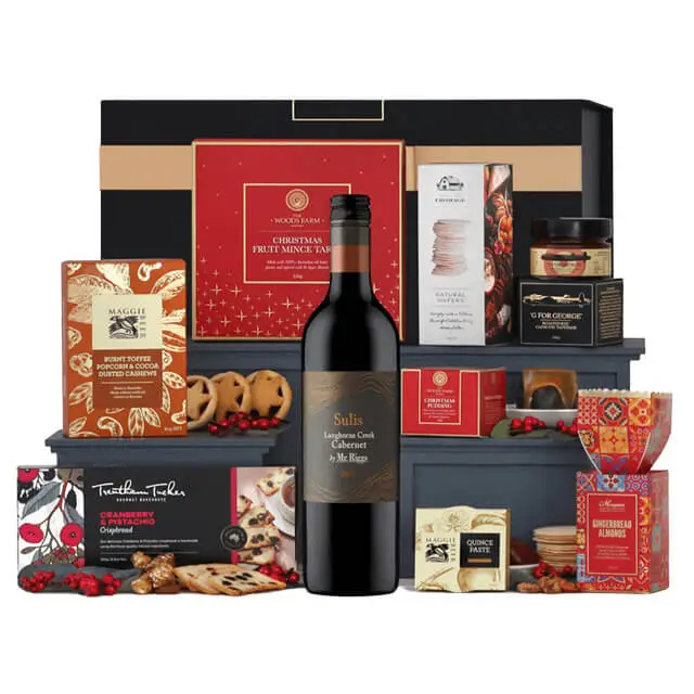Christmas Bites with Red Wine Hamper - Christmas 2023
