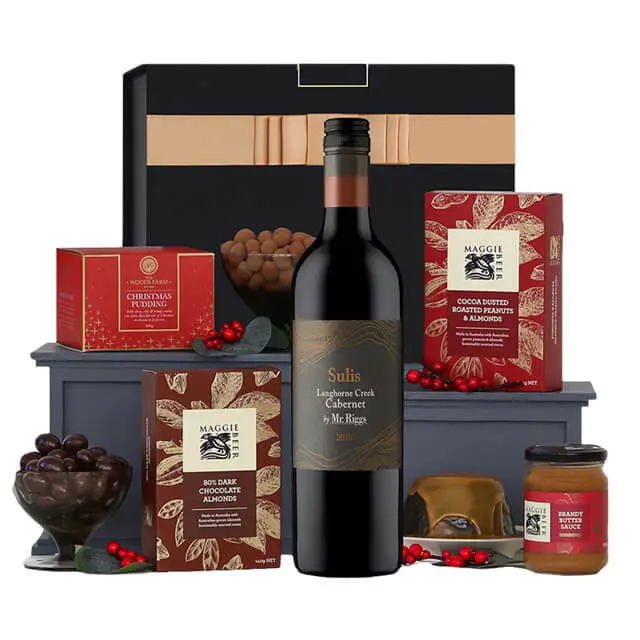 Christmas Cheer with Red Wine Hamper - Christmas 2023