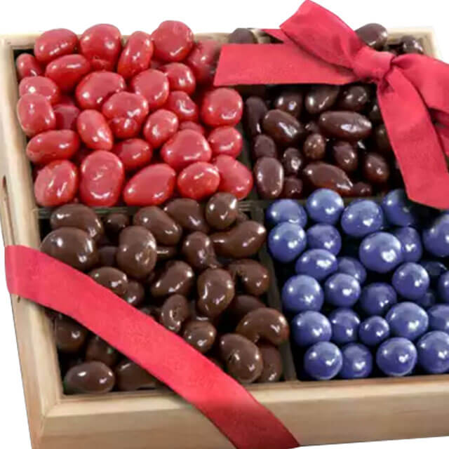 Chocolate Covered Bliss Fruit and Nut Tray