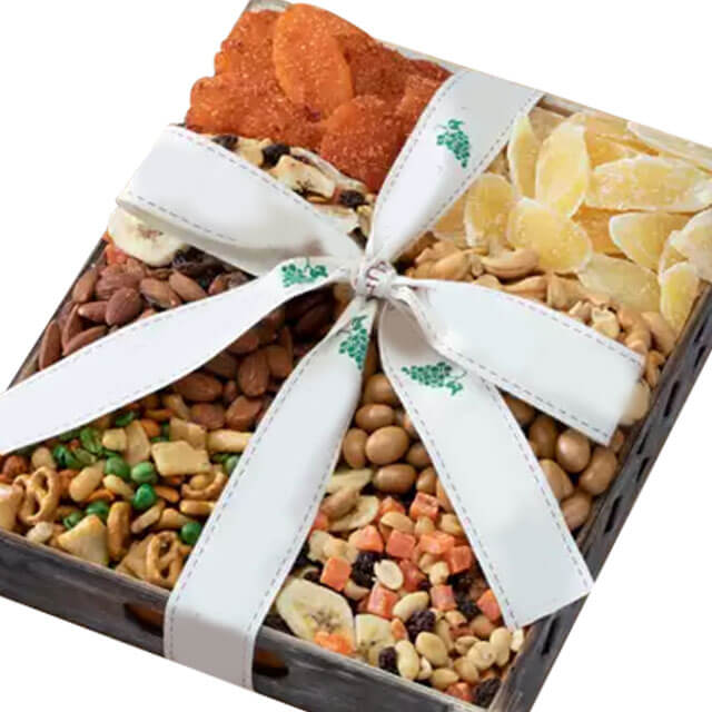 Deluxe Mixed Nut and Dried Fruit Gift Tray