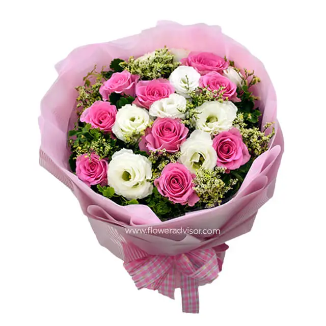 Pink Rosey Bouquet Lovely