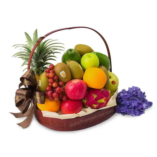 Deluxe Fruit Basket - Wishing You Well