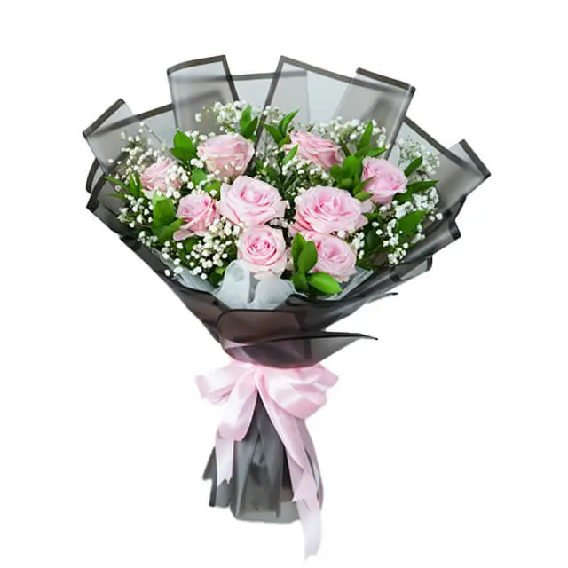 Charming Pink Rose Bouquet - Wonder Flamingo Pink Rose