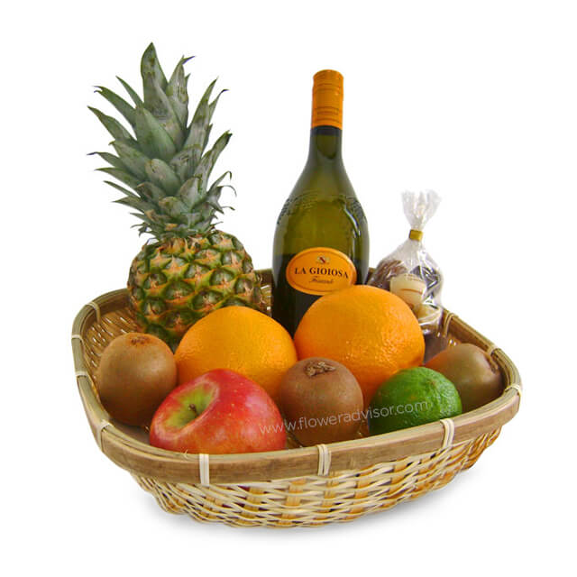 Our Healthy and Fruity Gift Basket