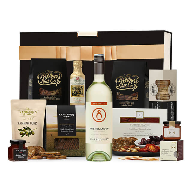 White Wine & Nibbles Hamper - Chinese New Year