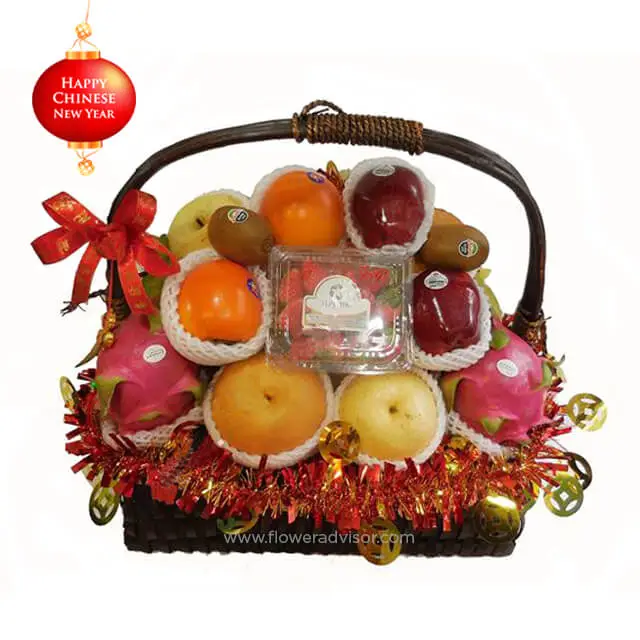 CNY 2021 - CNY Medium Fruit Basket - Chinese New Year