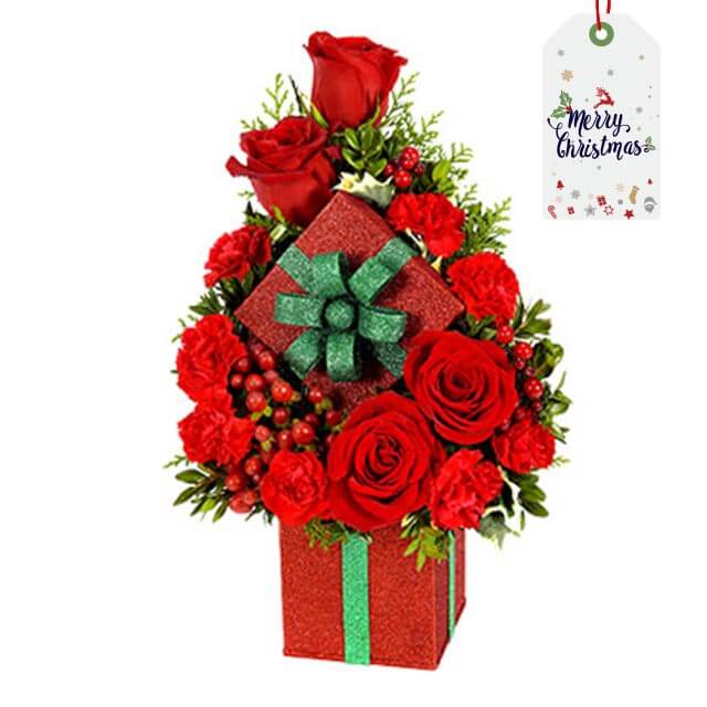 Xmas - Christmas Flower Gift - Christmas