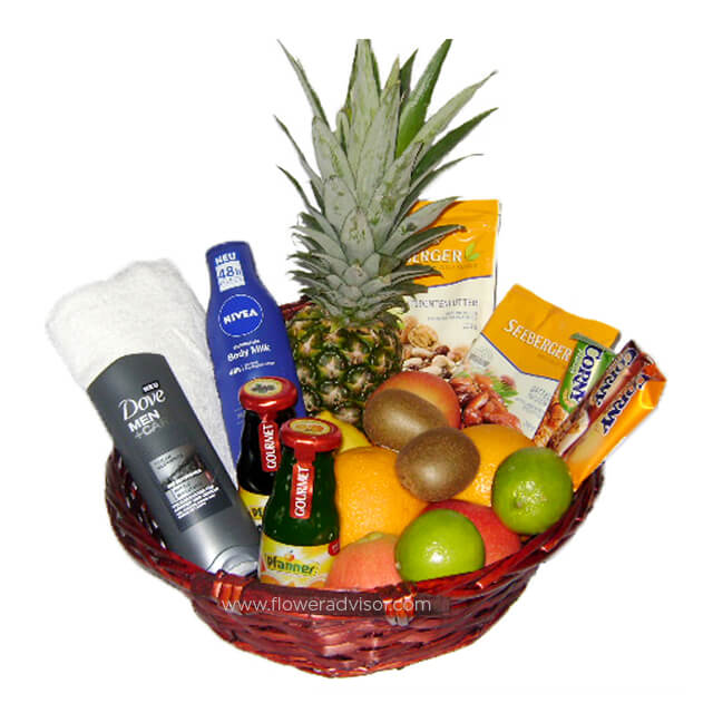 Our Gift Basket for Him - Fruits Baskets