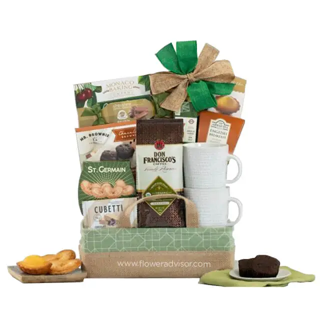 Coffee and Tea Gift Tote - Gourmet Hampers