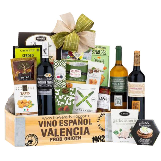 Marques De Toledo Spanish Wine Crate - Fathers Day