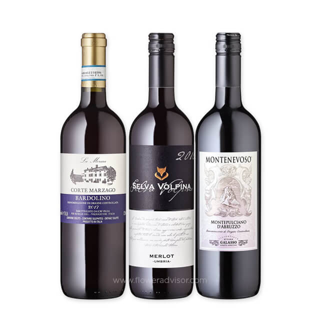 3 Bottle of Wine La Dolche Vita - Wine Gifts Basket