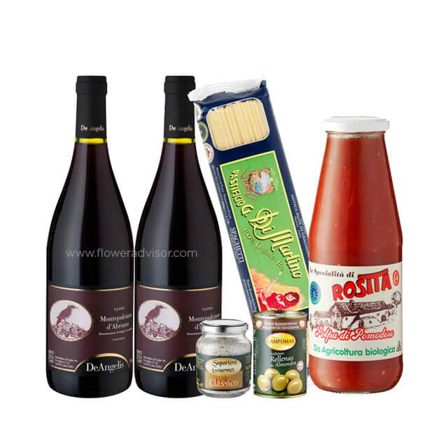 Gourmet Set Premium - Wine Gifts Basket