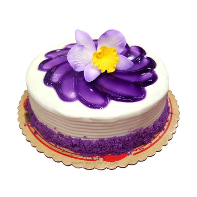 Ube Bloom Cake - Cakes