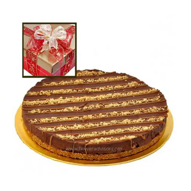 Crispy Choco Oat Truffle Tart - Cakes