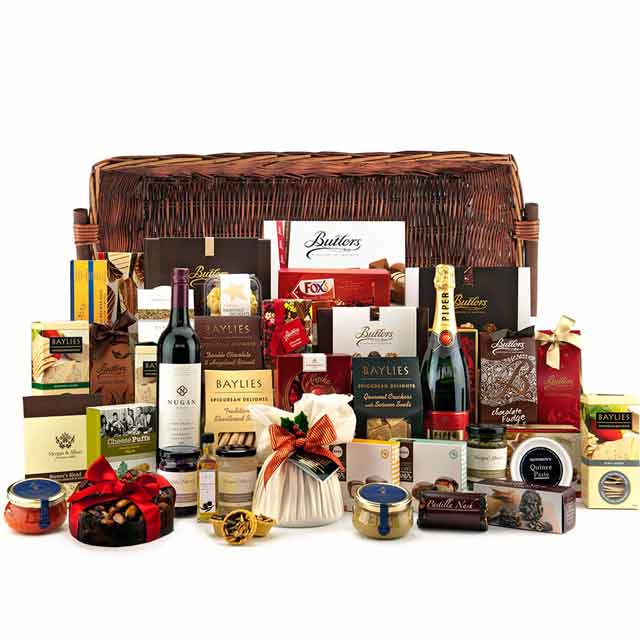 Deluxe Office Share Christmas Basket - Christmas