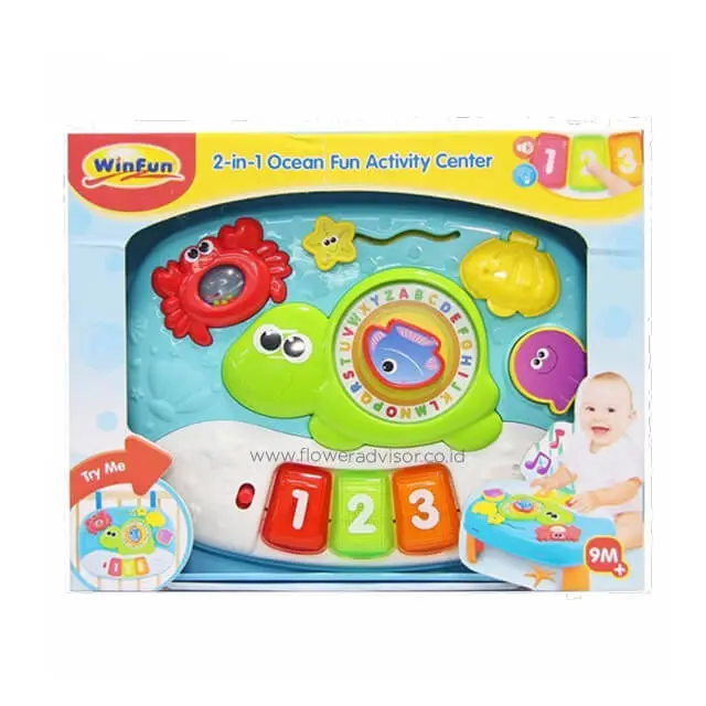 Winfun 2in1 Activity Table Toys - New Borns