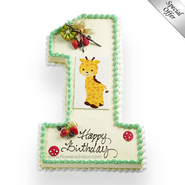 Wonderful One Cake (Mousse Base) - Birthday