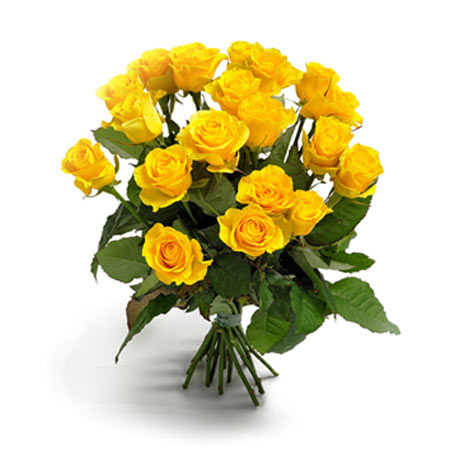 Yellow Rose Surprise Medium Bouquet - Yellow Roses